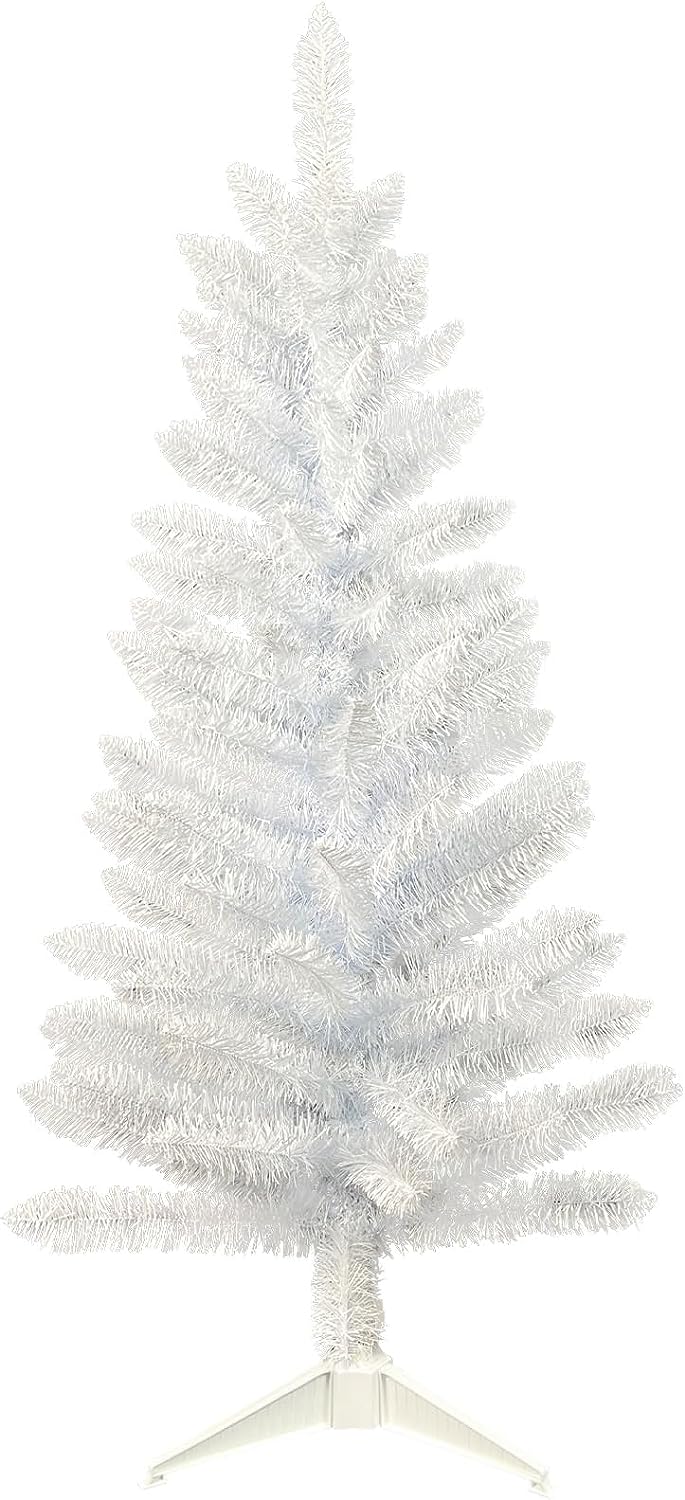 White Artificial Mini Christmas Tree Small Xmas Tree Indoor Outdoor Home Holiday Xmas Decoration