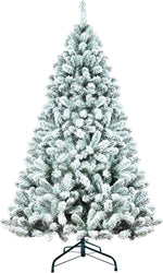 Flocked Christmas tree