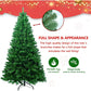 6ft Christmas Tree, Artificial Christmas Tree with PE Material, Branches, Pre-lit with Lights, Metal Foldable Stand, for Home, Office, Outdoor & Party Decorations, Green