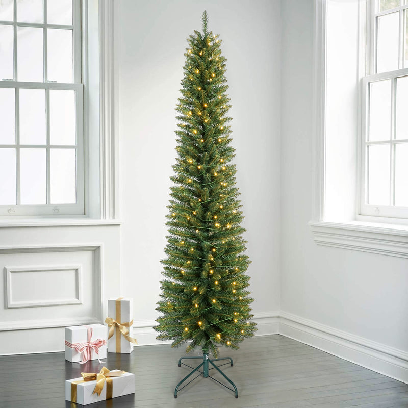 Bringstar Pencil Christmas Tree, Artificial Slim Xmas Trees Green