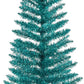 Blue Artificial Mini Christmas Tree Small Xmas Tree Indoor Outdoor Home Holiday Xmas Decoration