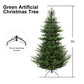 Fir Artificial Christmas Tree 7.5FT w/3728 PE&PVC Mixed Branches, Bringstar Xmas Tree Hinged