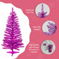 Pink Artificial Mini Christmas Tree Small Xmas Tree Indoor Outdoor Home Holiday Xmas Decoration