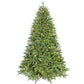 7ft Christmas Tree, Artificial Christmas Tree with PE Material, Branches, Pre-lit with Lights, Metal Foldable Stand, for Home, Office, Outdoor & Party Decorations, Green