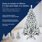 Mexico hot selling PVC round head automatic wire flocking lamp artificial Christmas tree