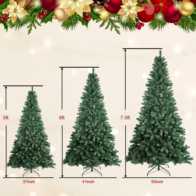 Exclusively for Germany Special Sale 5ft~7.5ft Modern Convenient Christmas Decoration Holiday Magic PVC Automatic Christmas Tree